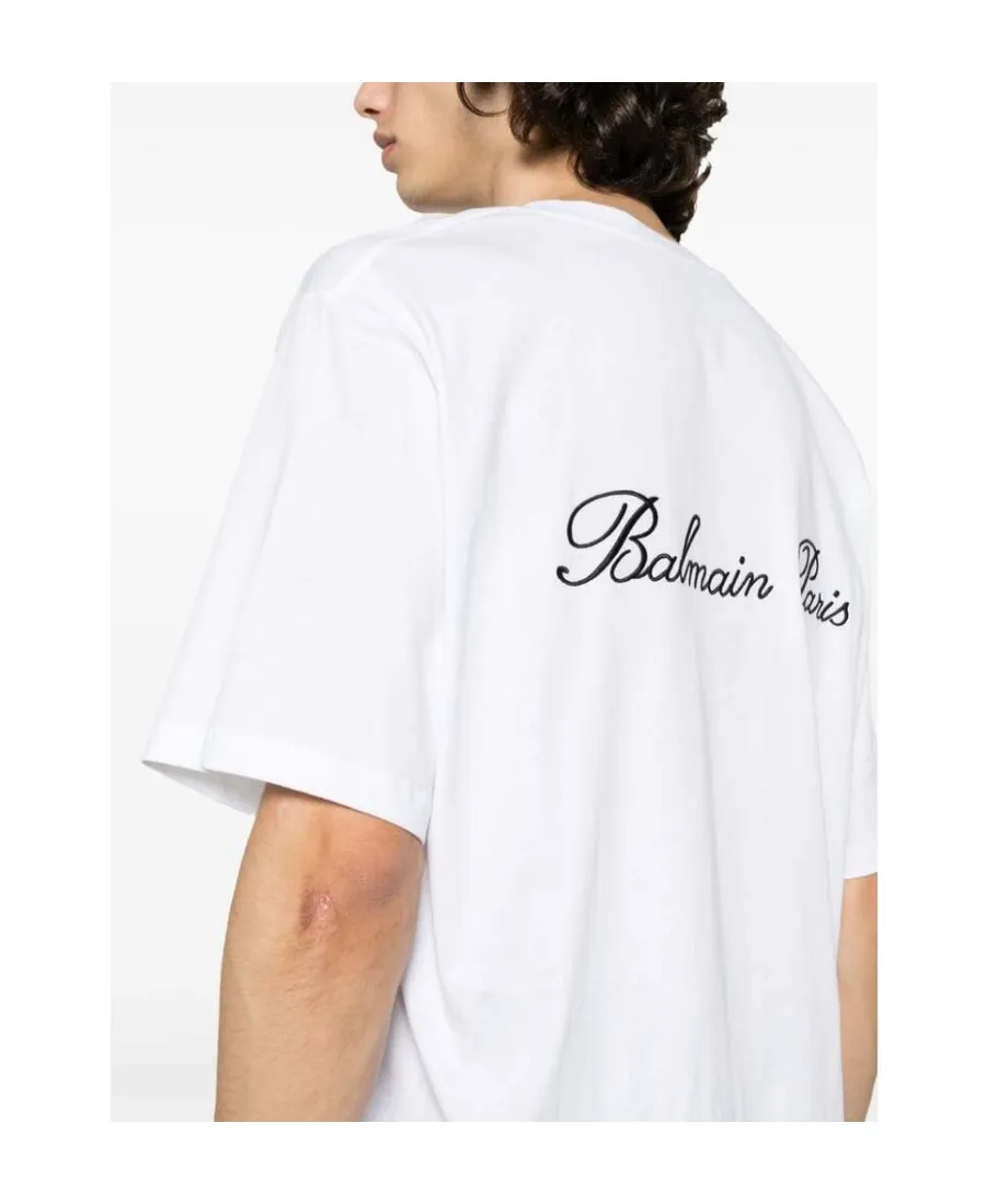 Logo Embroidered Crewneck T-Shirt