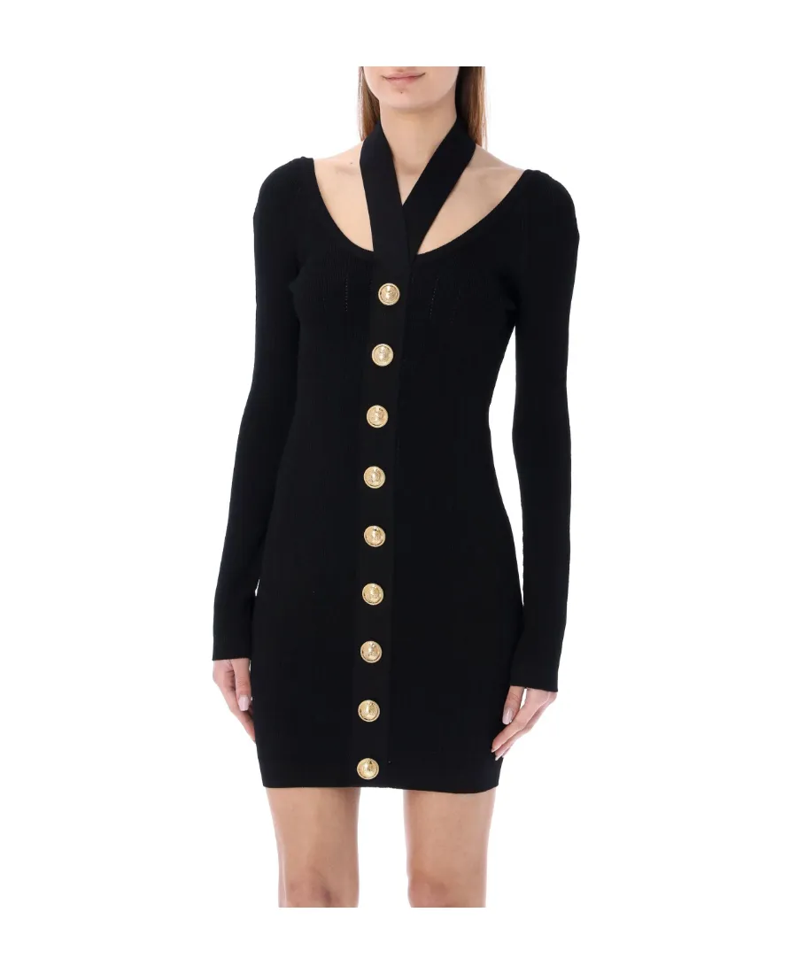 Backless Knitted Dress
