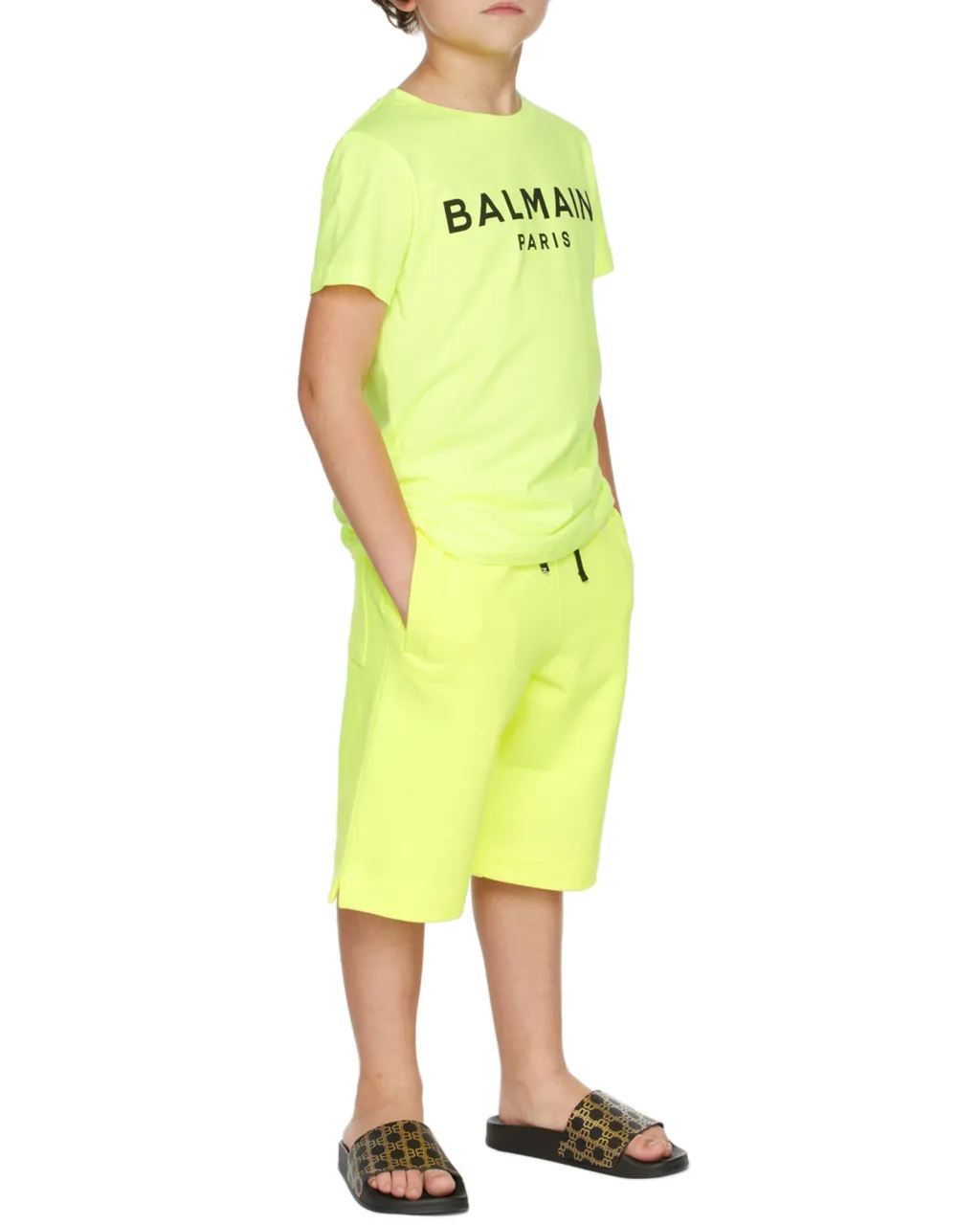 Logo Print Track Shorts