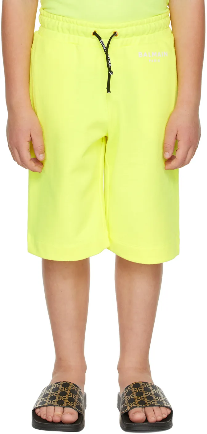 Logo Print Track Shorts
