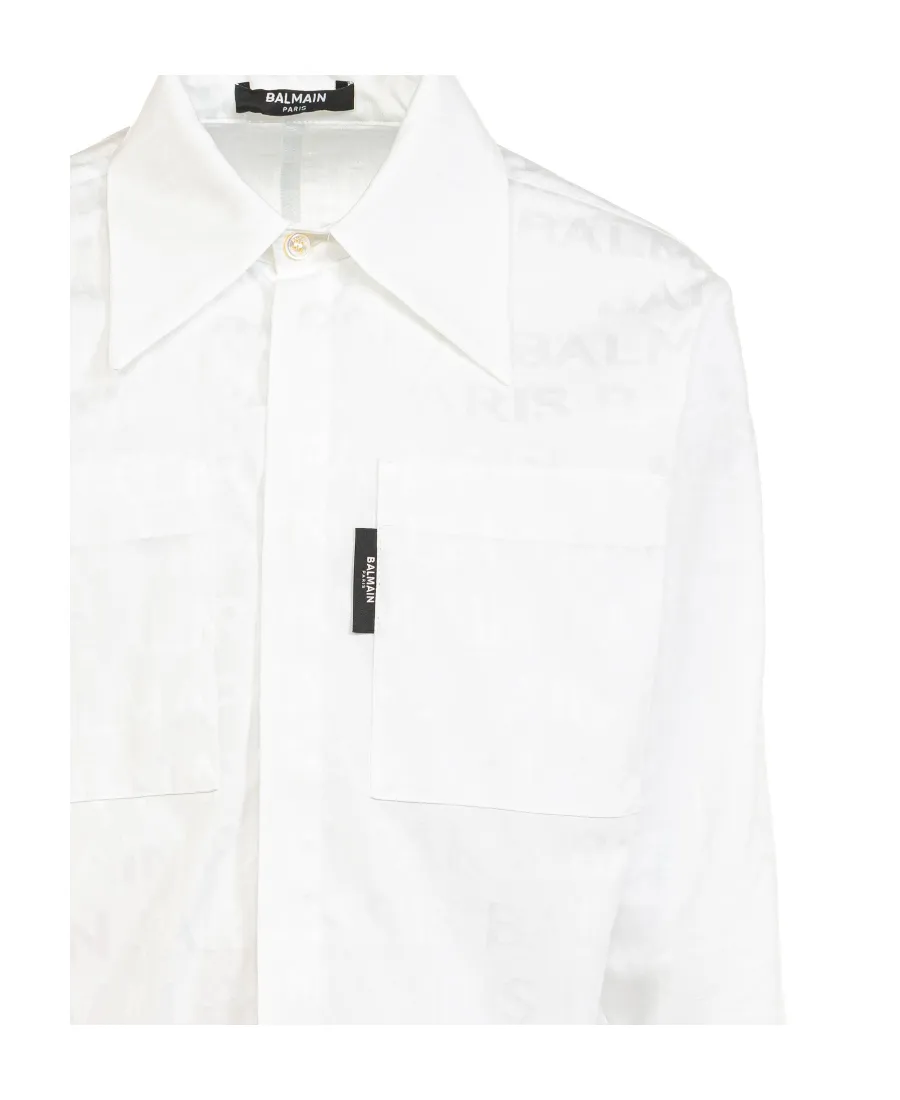 Logo Detailed Long-Sleeved Shirt