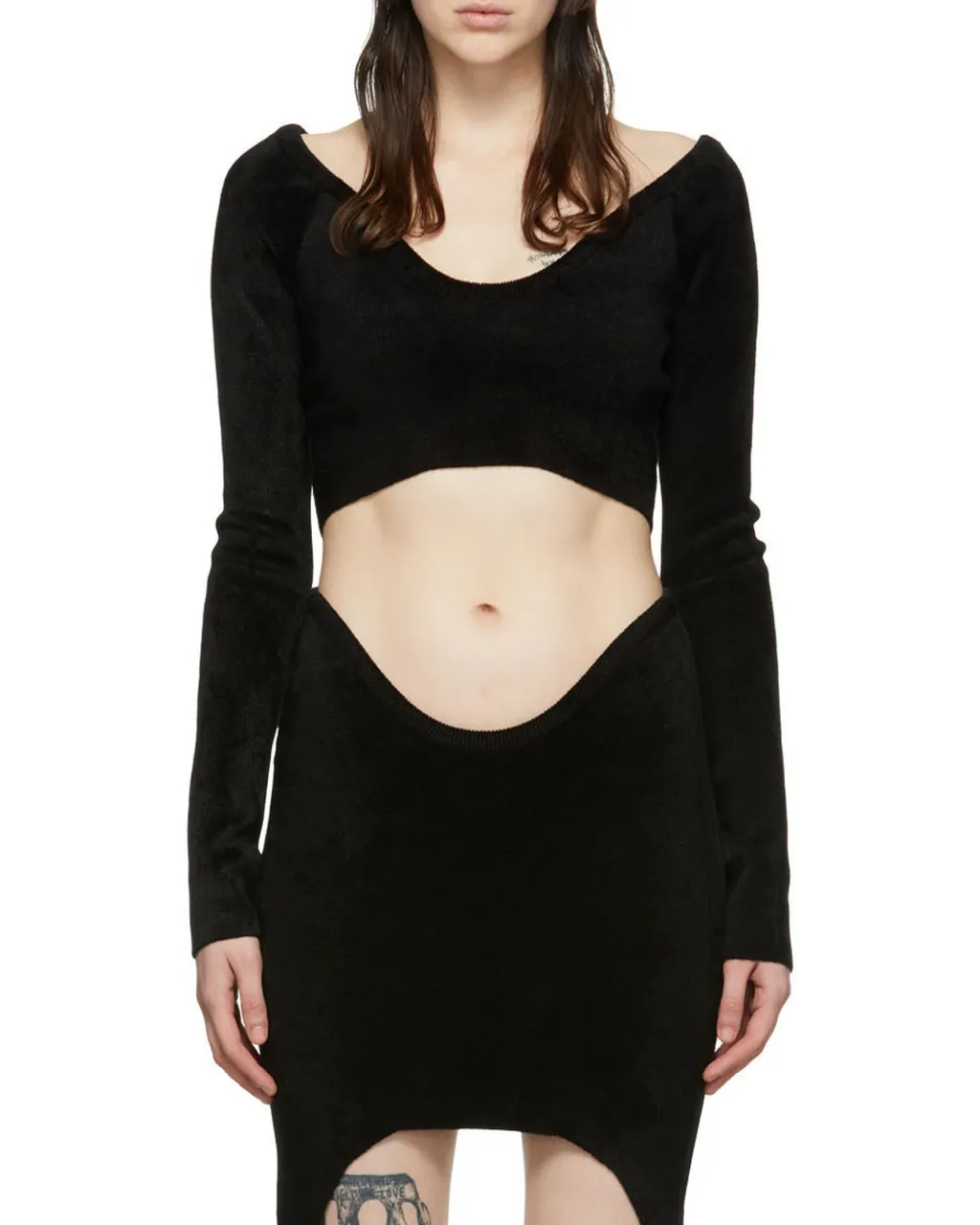 Black Velvet Top