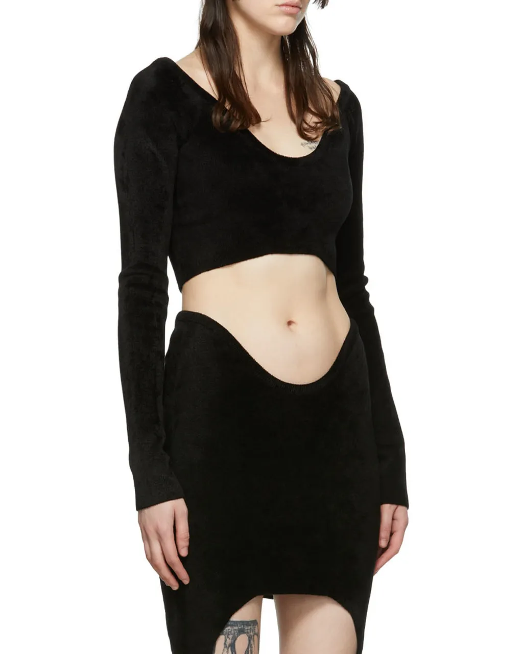 Black Velvet Top