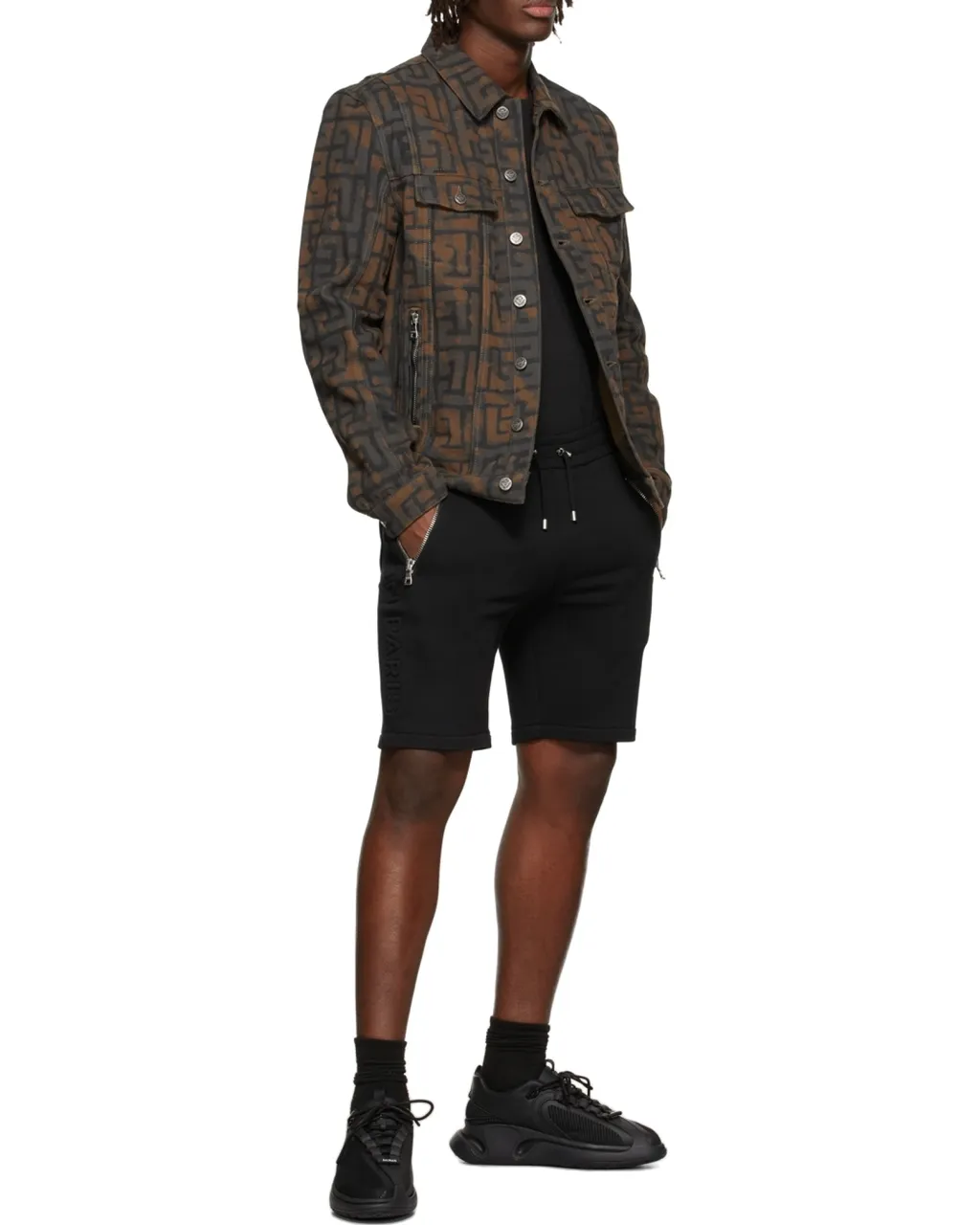 Embossed Logo Track Shorts