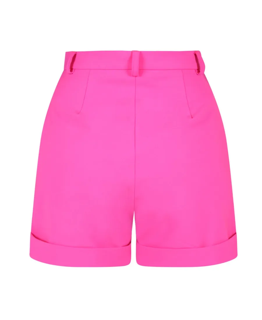 Button-Embellished Shorts