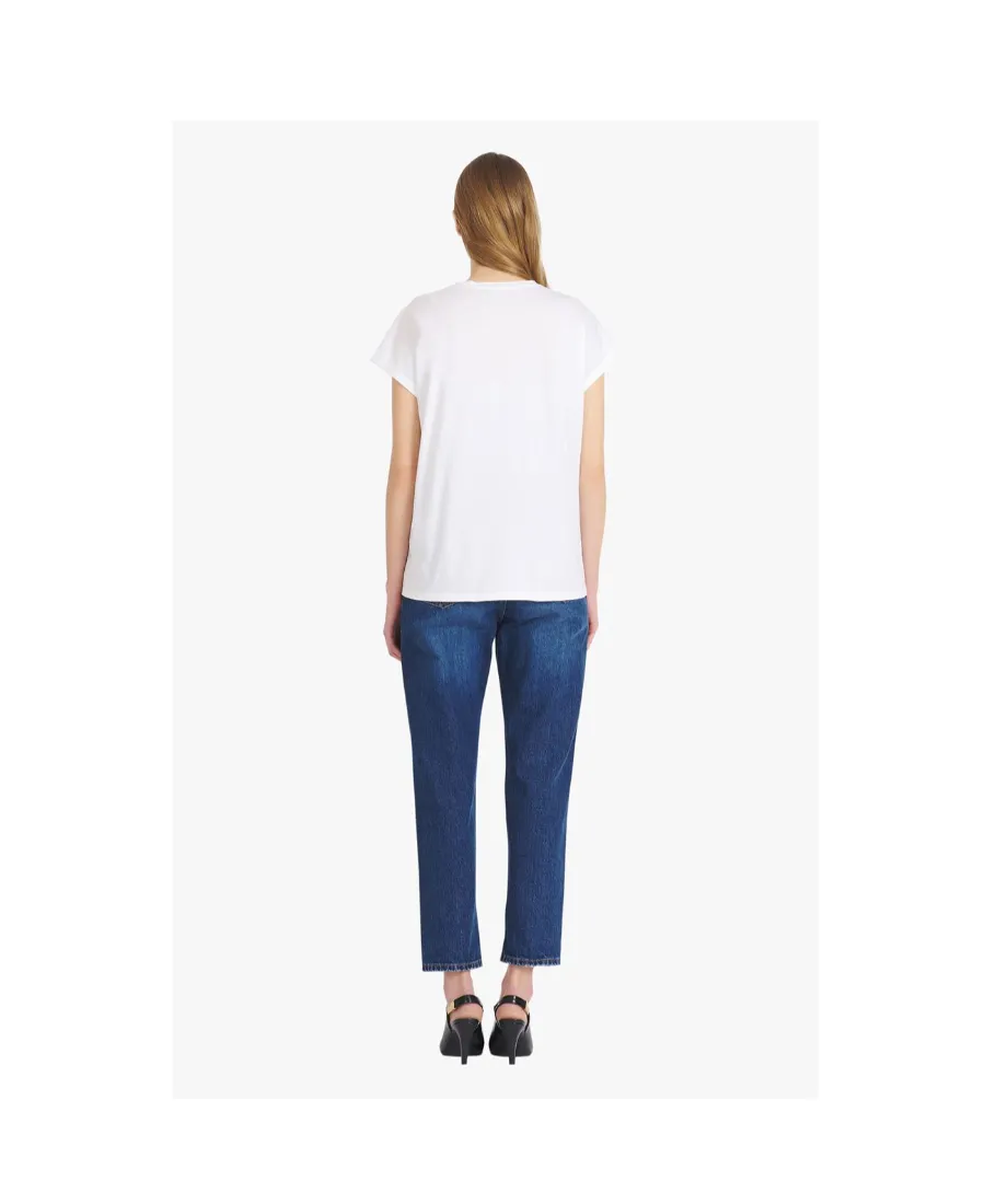 Metallic Logo Printed T-Shirt