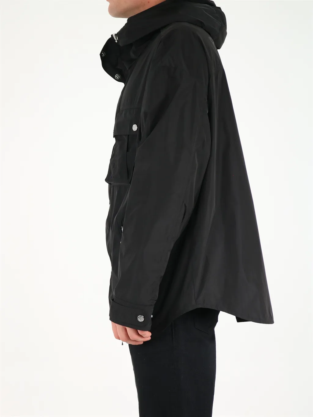 Pocket Detail Hooded Jacket