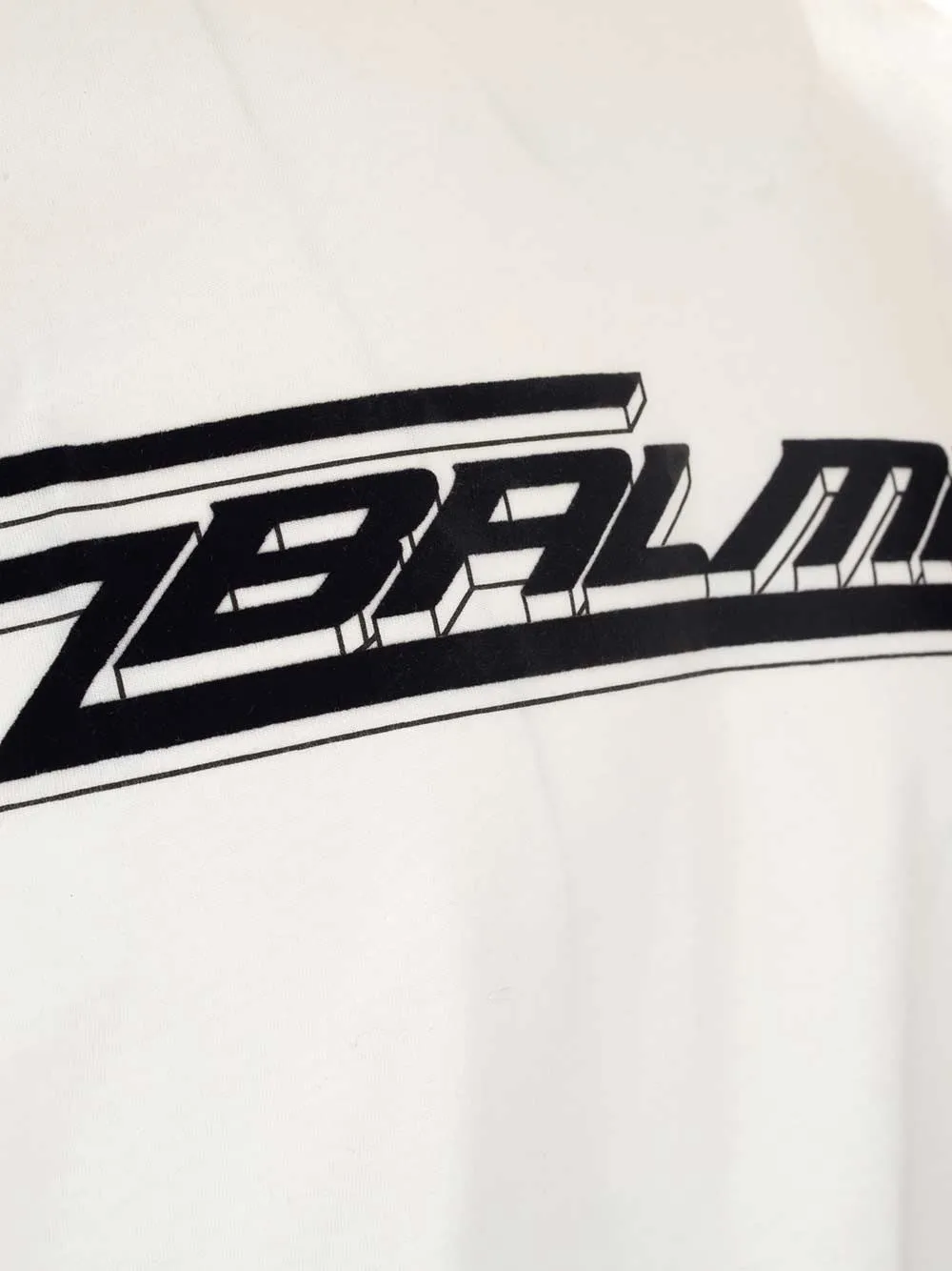 Flocked-Logo T-Shirt