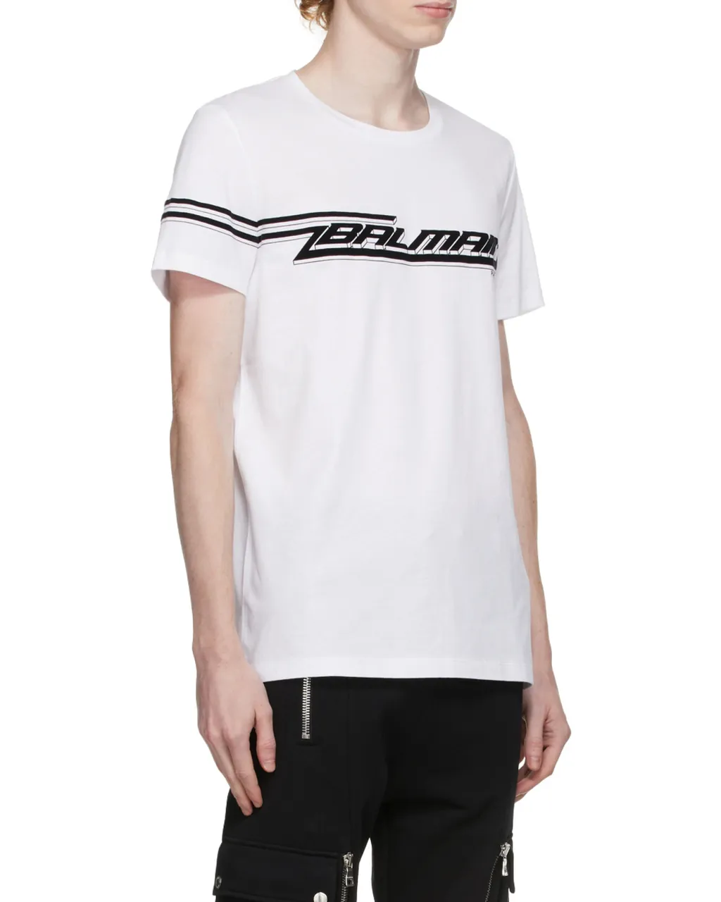 Flocked-Logo T-Shirt