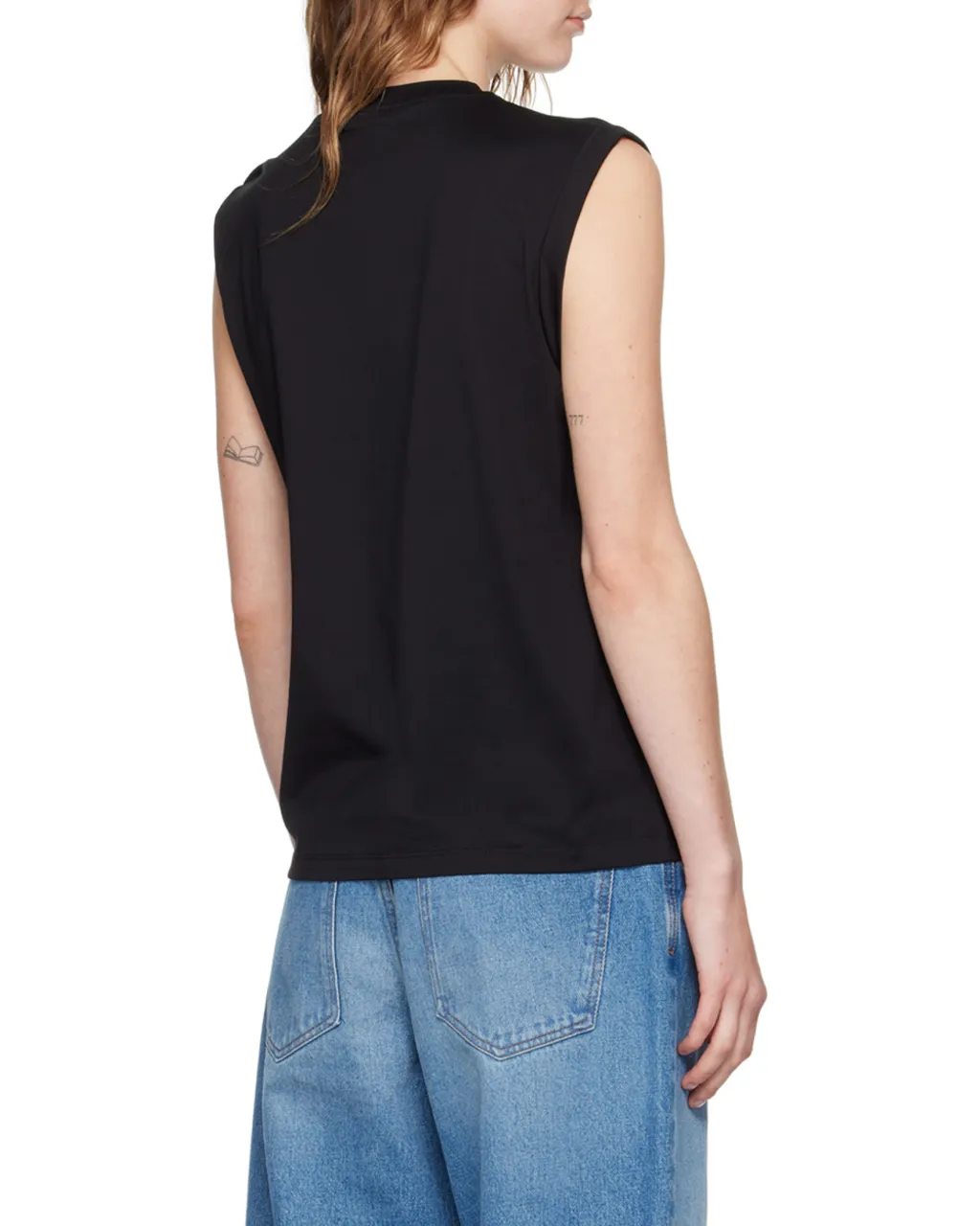 Logo Printed Sleeveless Tank Top