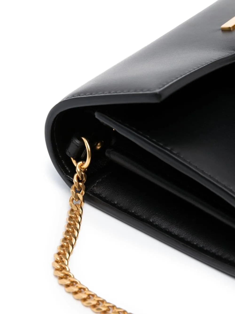 Logo-Plaque Foldover Top Crossbody Bag