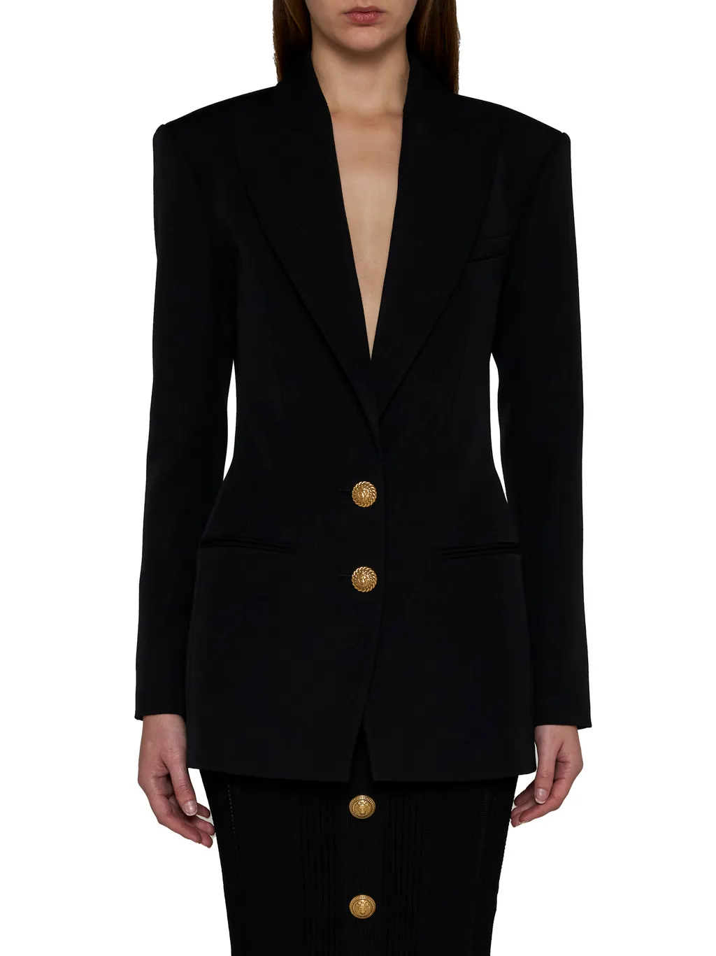Single-Breasted Tailored Blazer