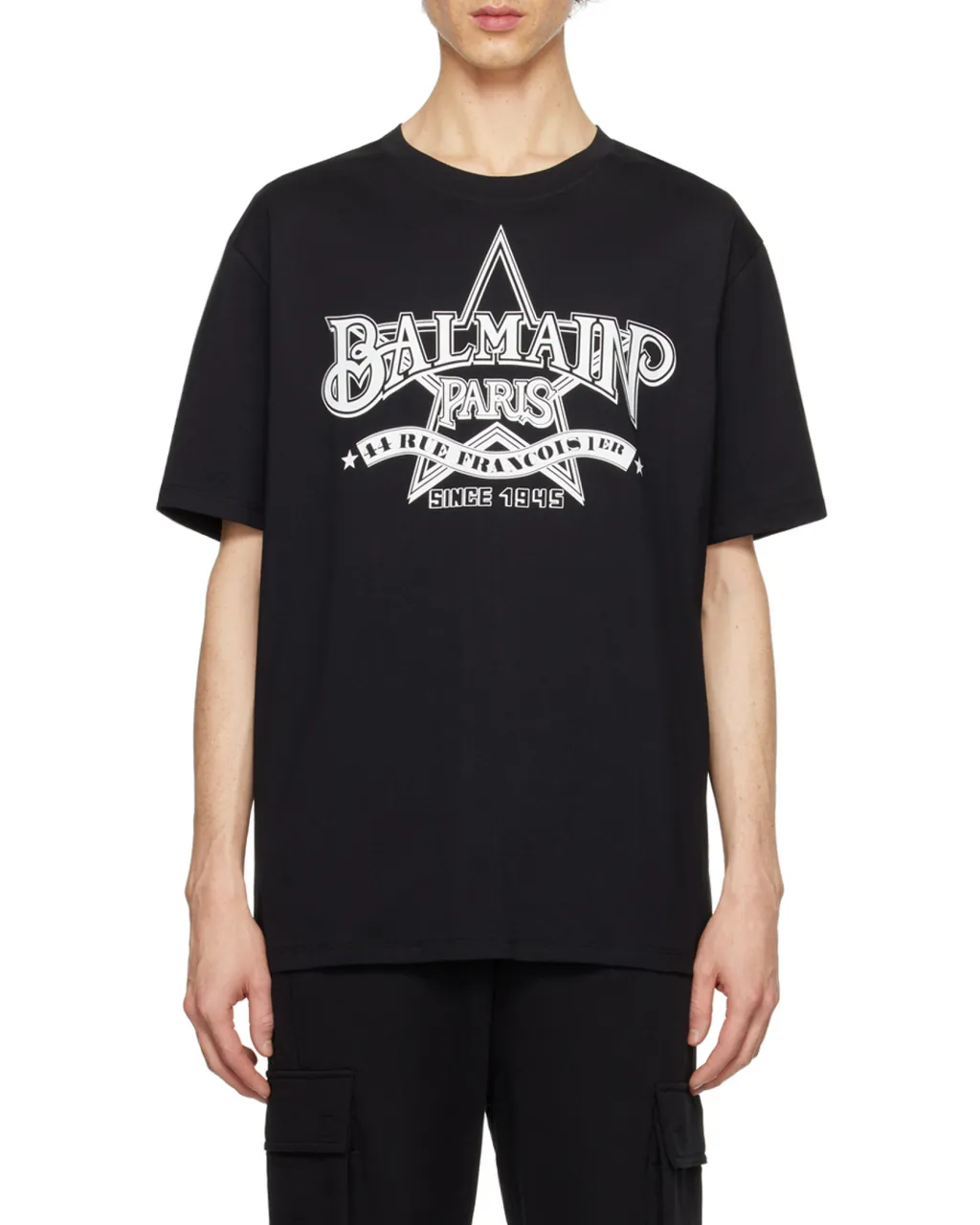 Star Printed Crewneck T-Shirt