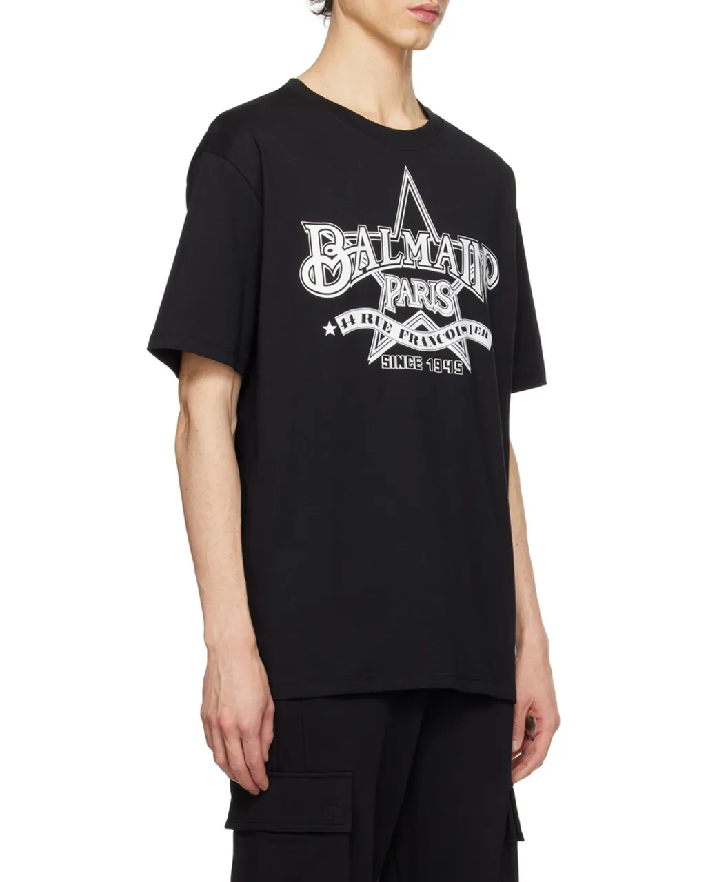 Star Printed Crewneck T-Shirt