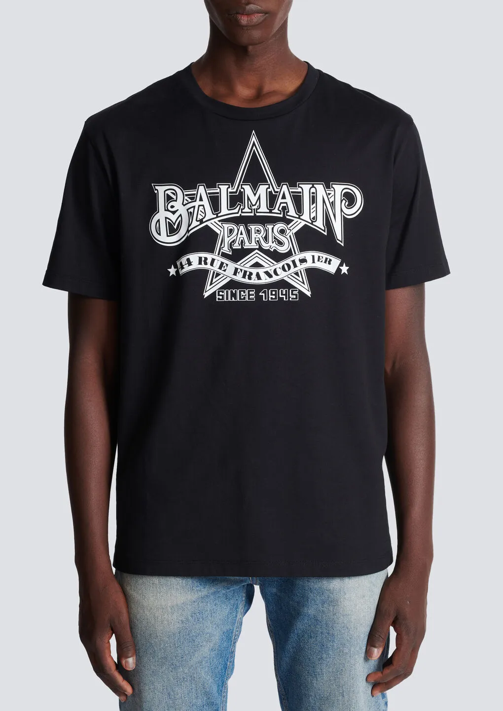 Star Printed Crewneck T-Shirt