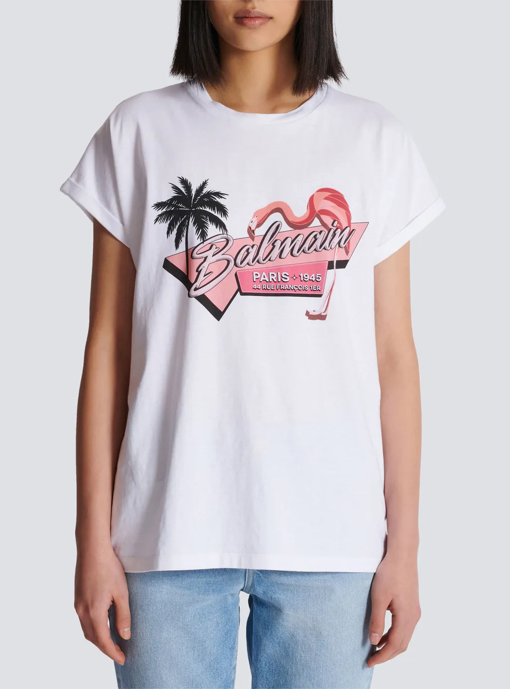 Flamingo Logo Printed T-Shirt