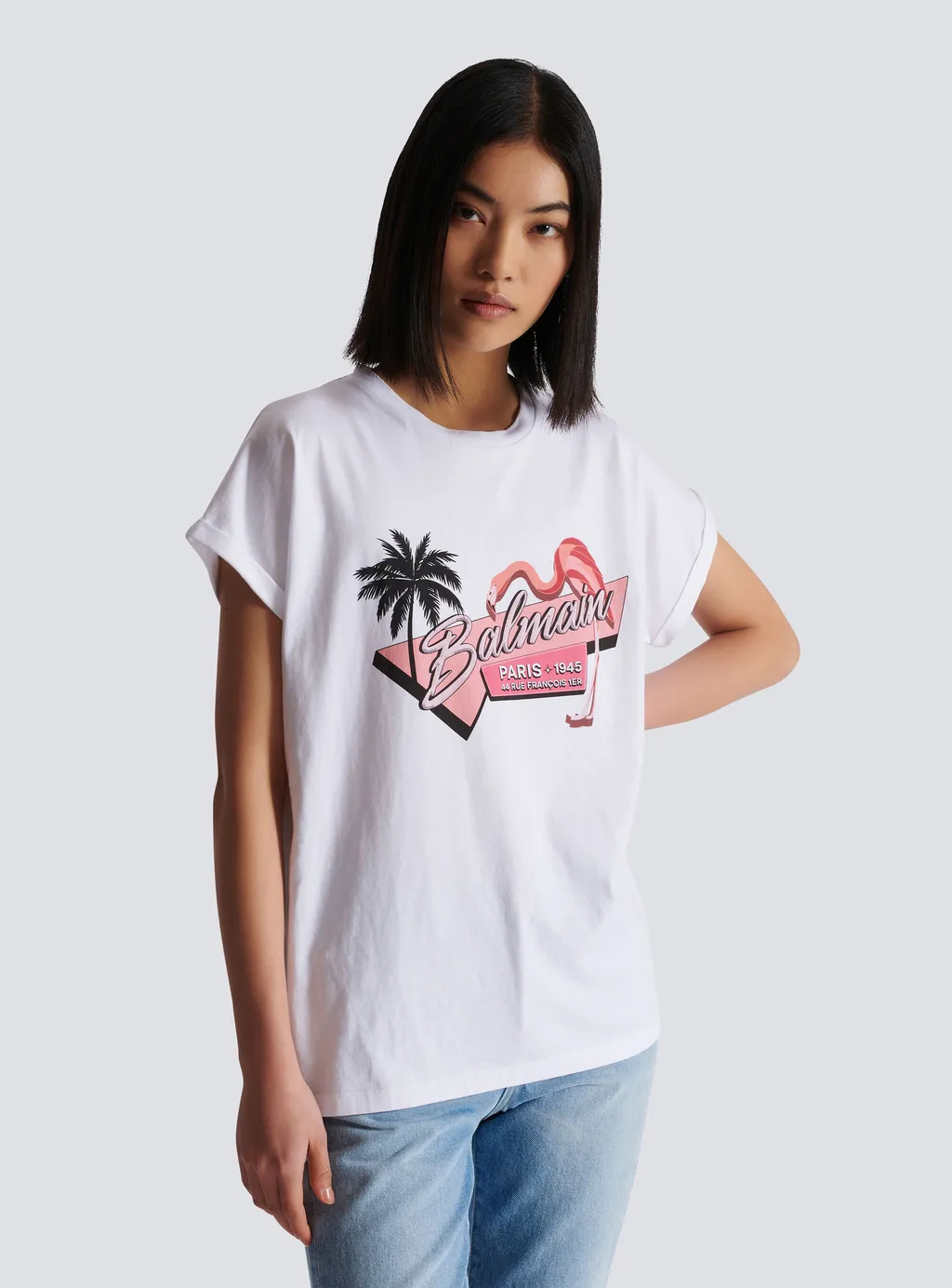 Flamingo Logo Printed T-Shirt