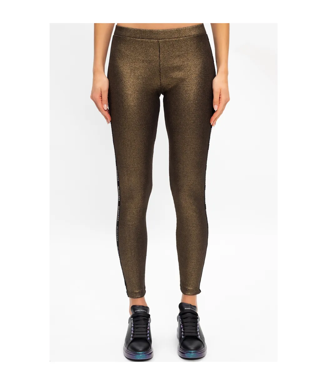 Metallic Fitted Leggings