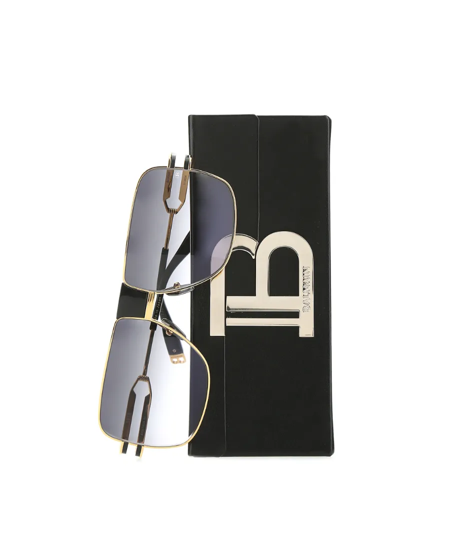Gradient Lens Logo Sunglasses