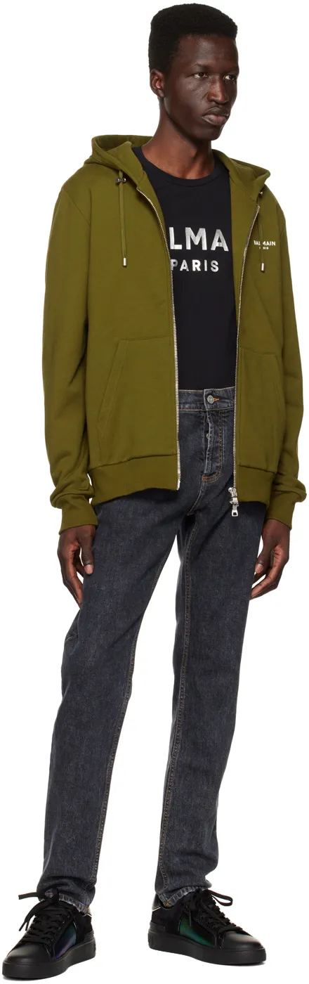 Straight Leg Denim Jeans