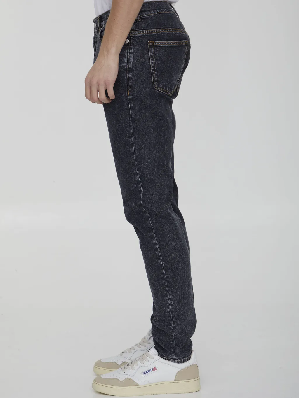 Straight Leg Denim Jeans