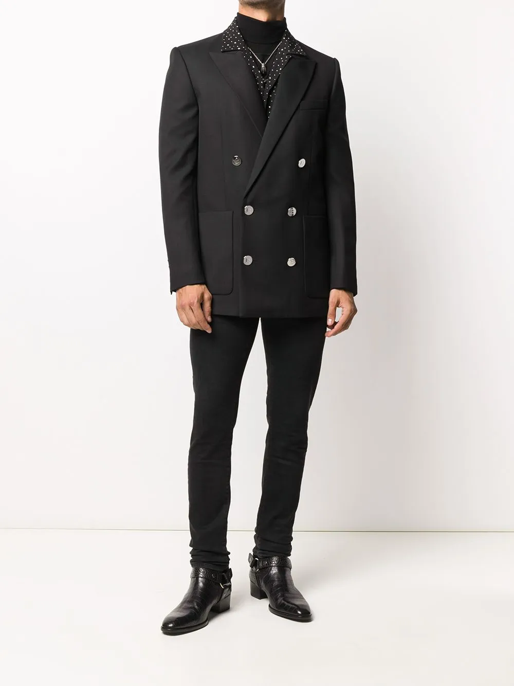 Double-Breasted Suit Jacket