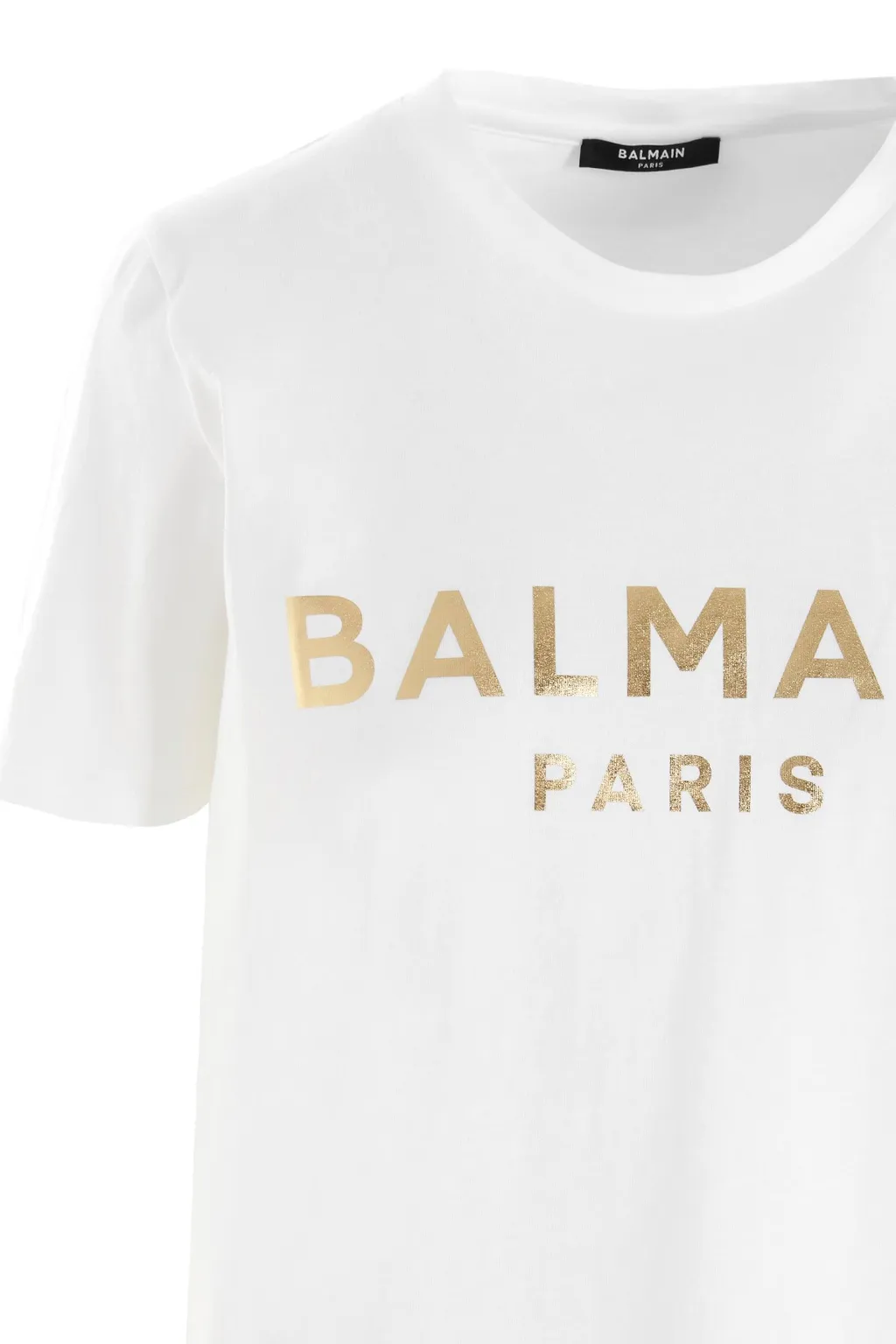 Eco-Designed Cotton T-Shirt With Logo Print