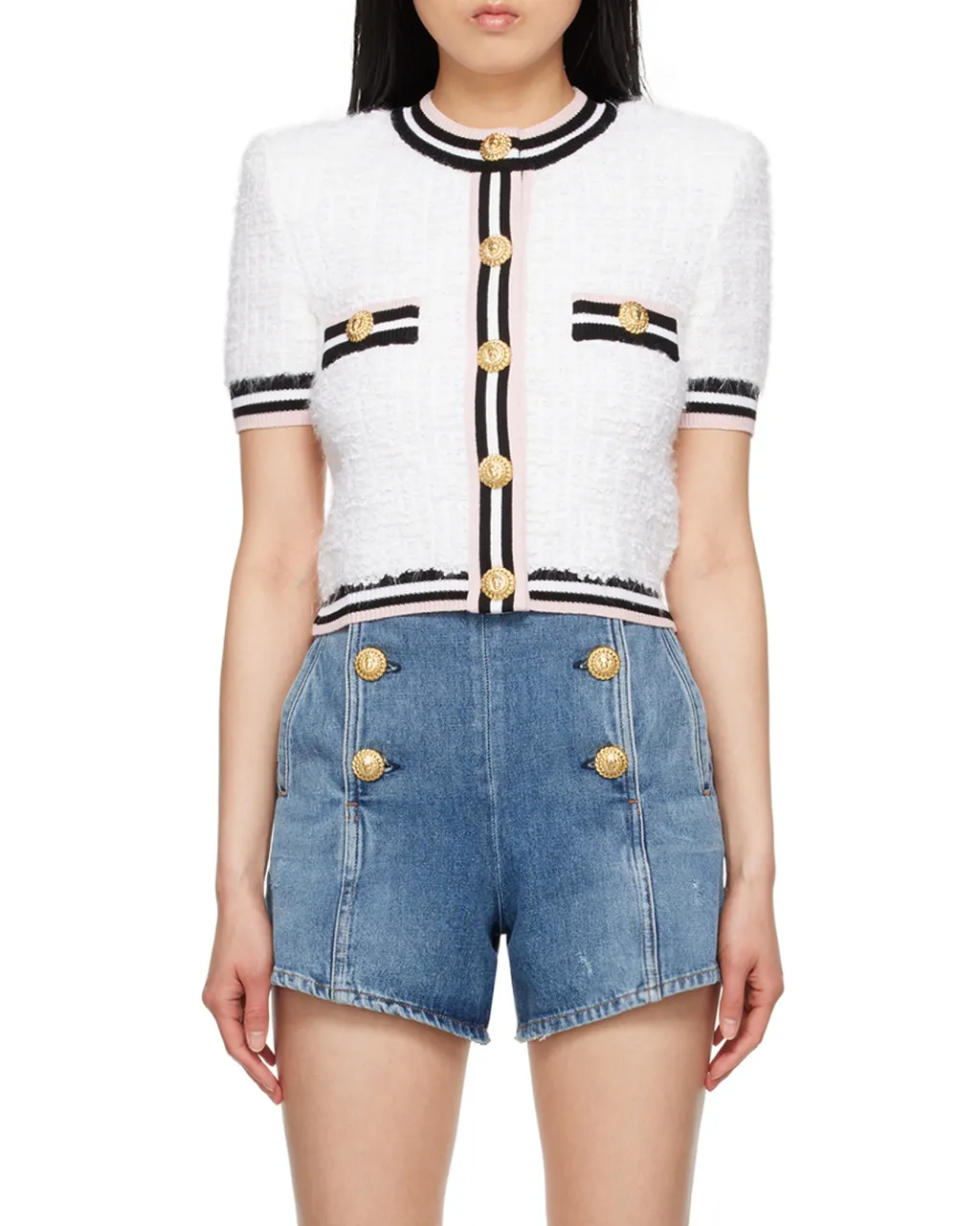Monogram Knit Cardigan