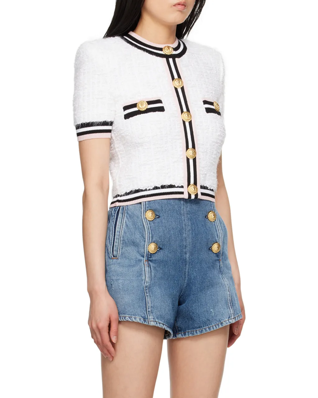 Monogram Knit Cardigan
