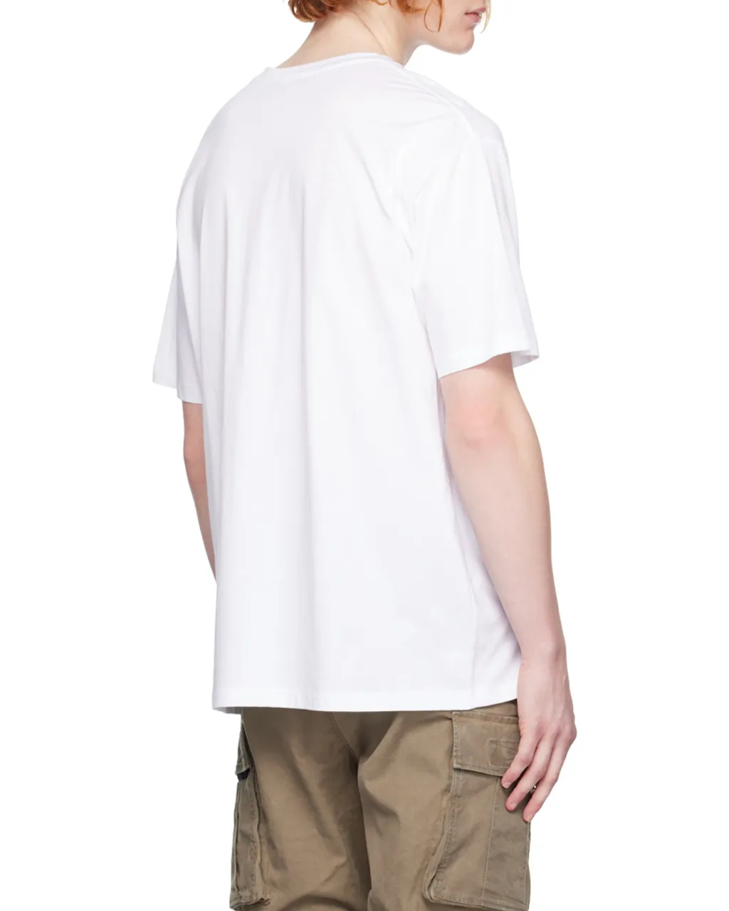 Cotton T-Shirt With Balmain Logo Print
