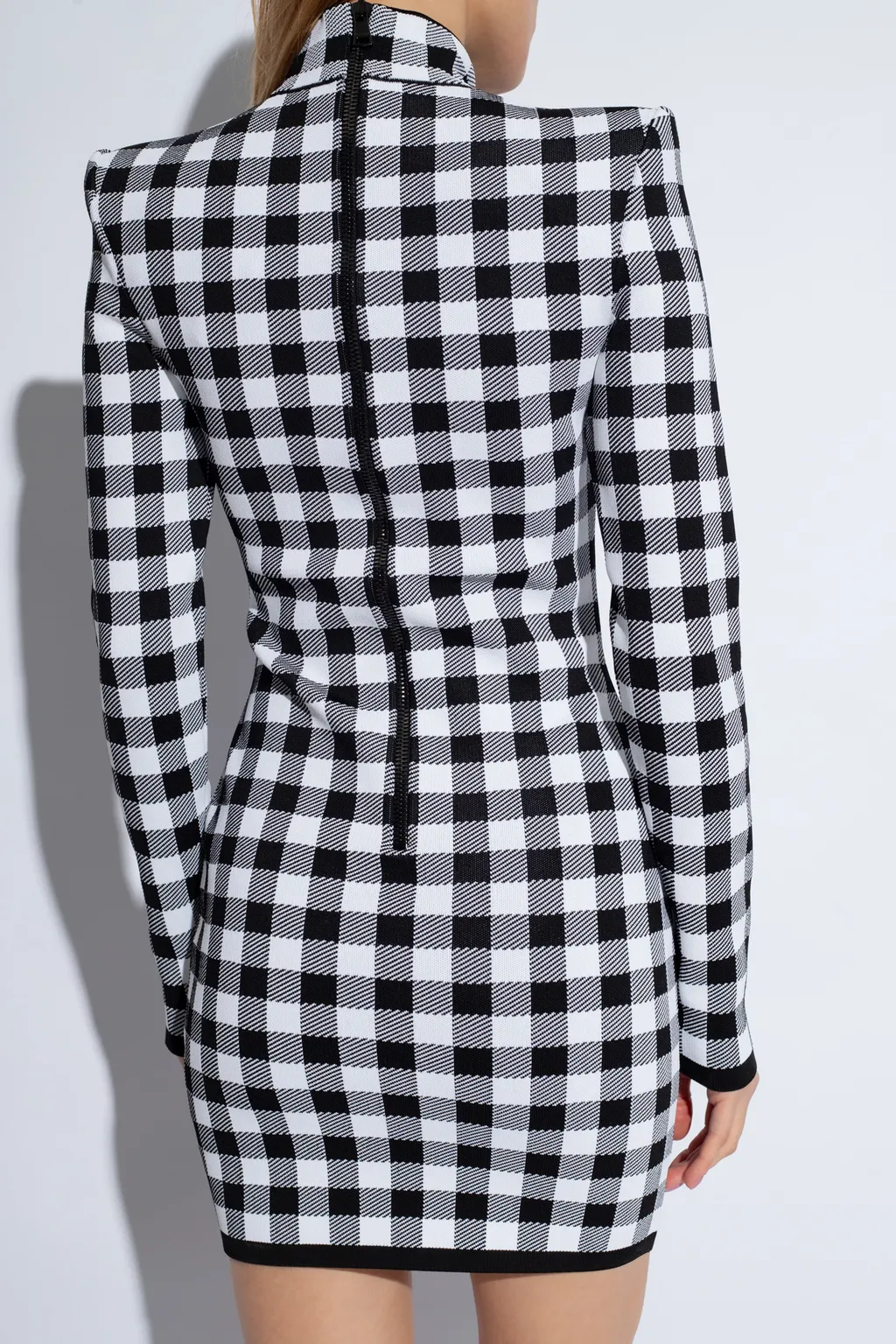 Gingham Fine Knit Dress