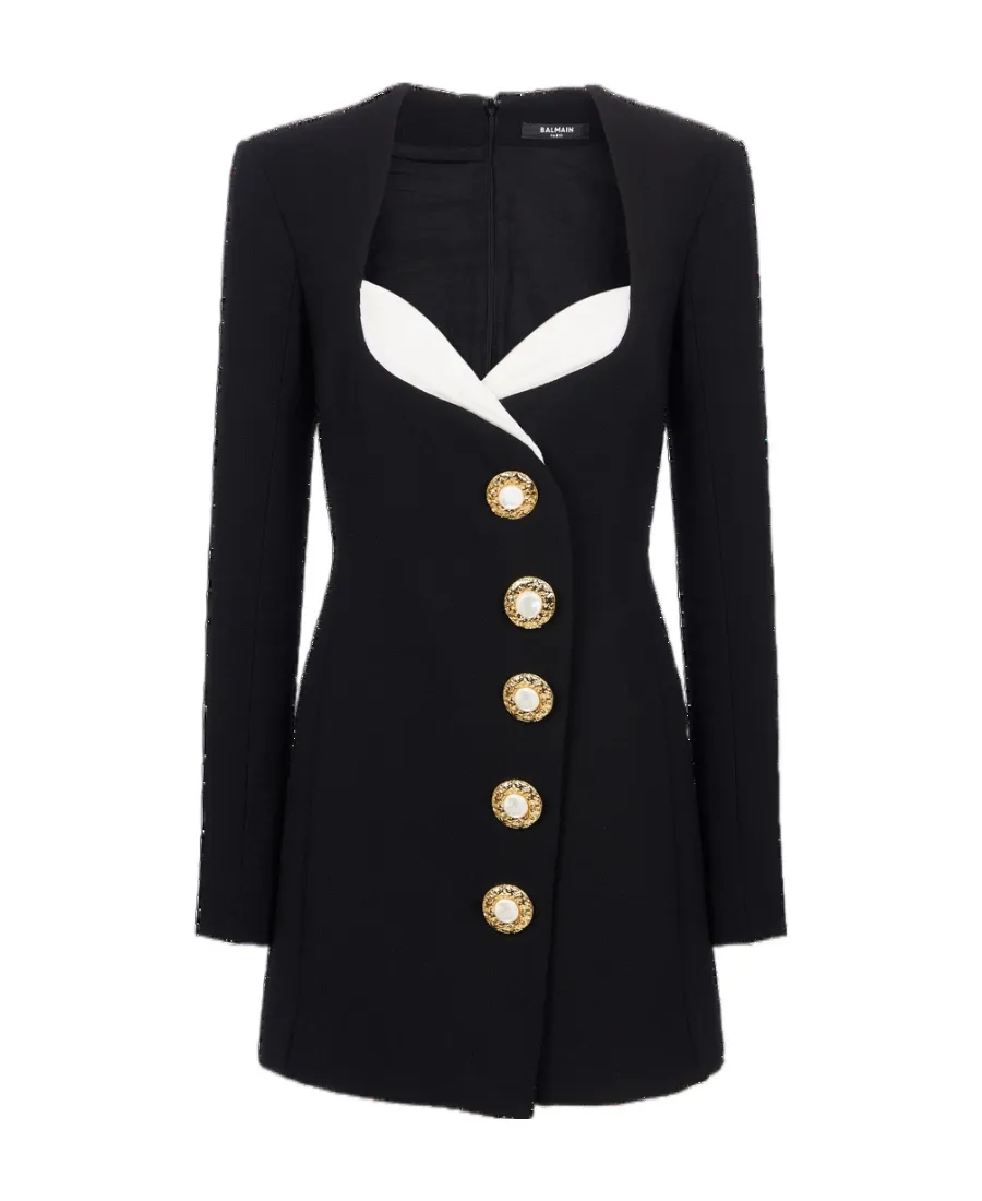 V-Neck Layered Dress