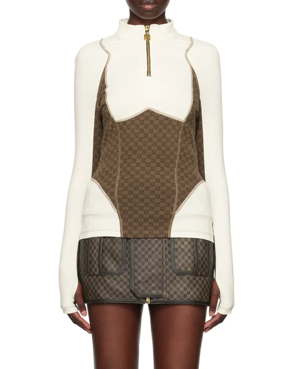 Mini Monogram Technical Top