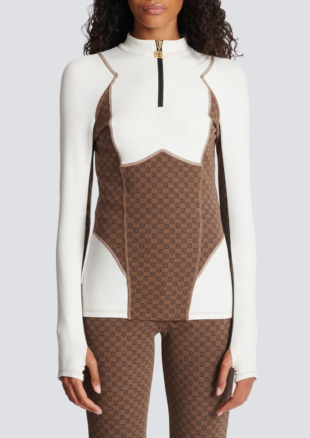 Mini Monogram Technical Top
