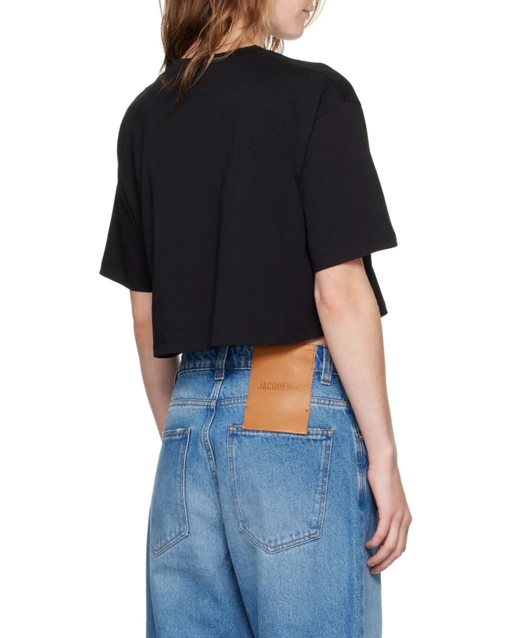 Logo Printed Cropped T-Shirt