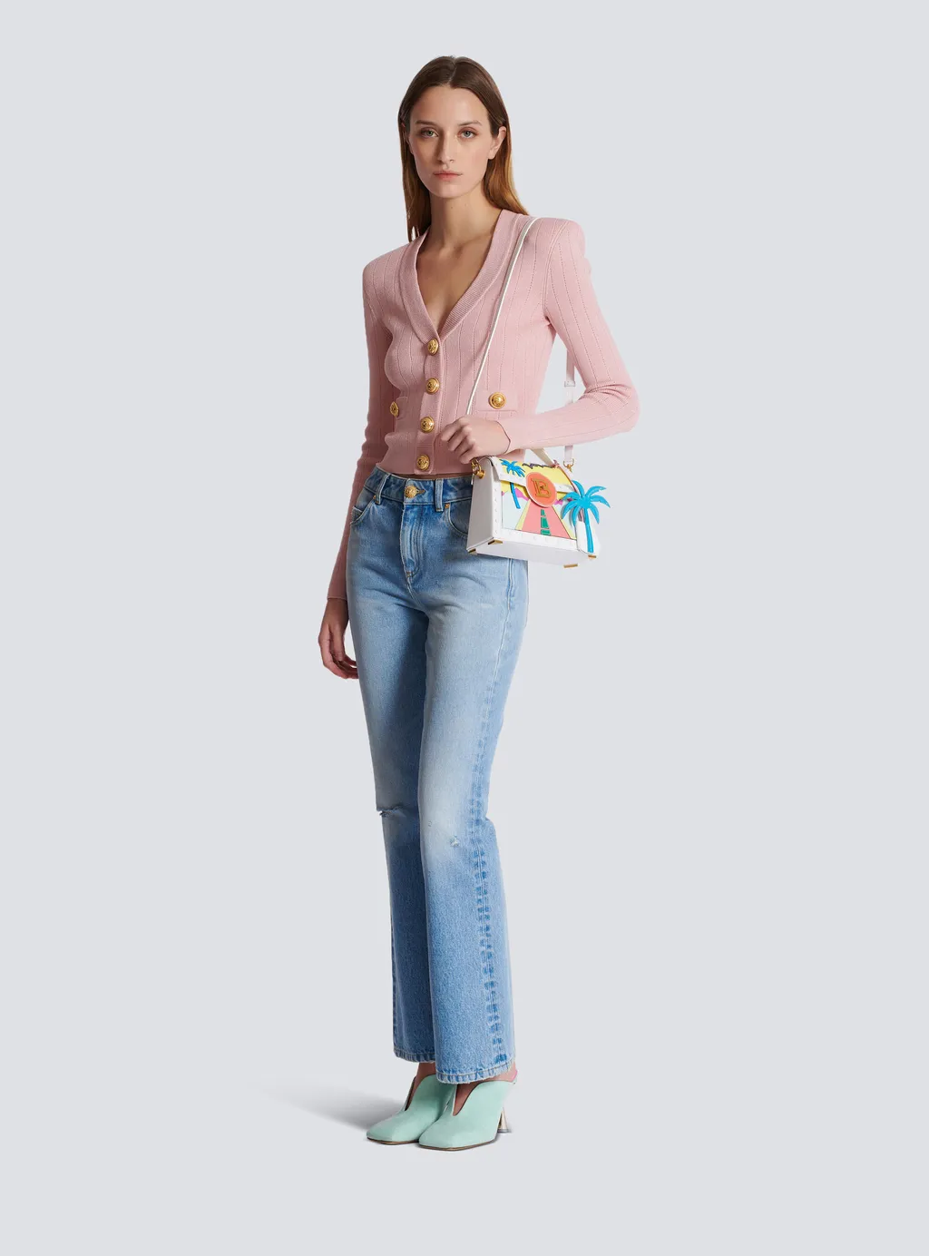 Flared Denim Jeans