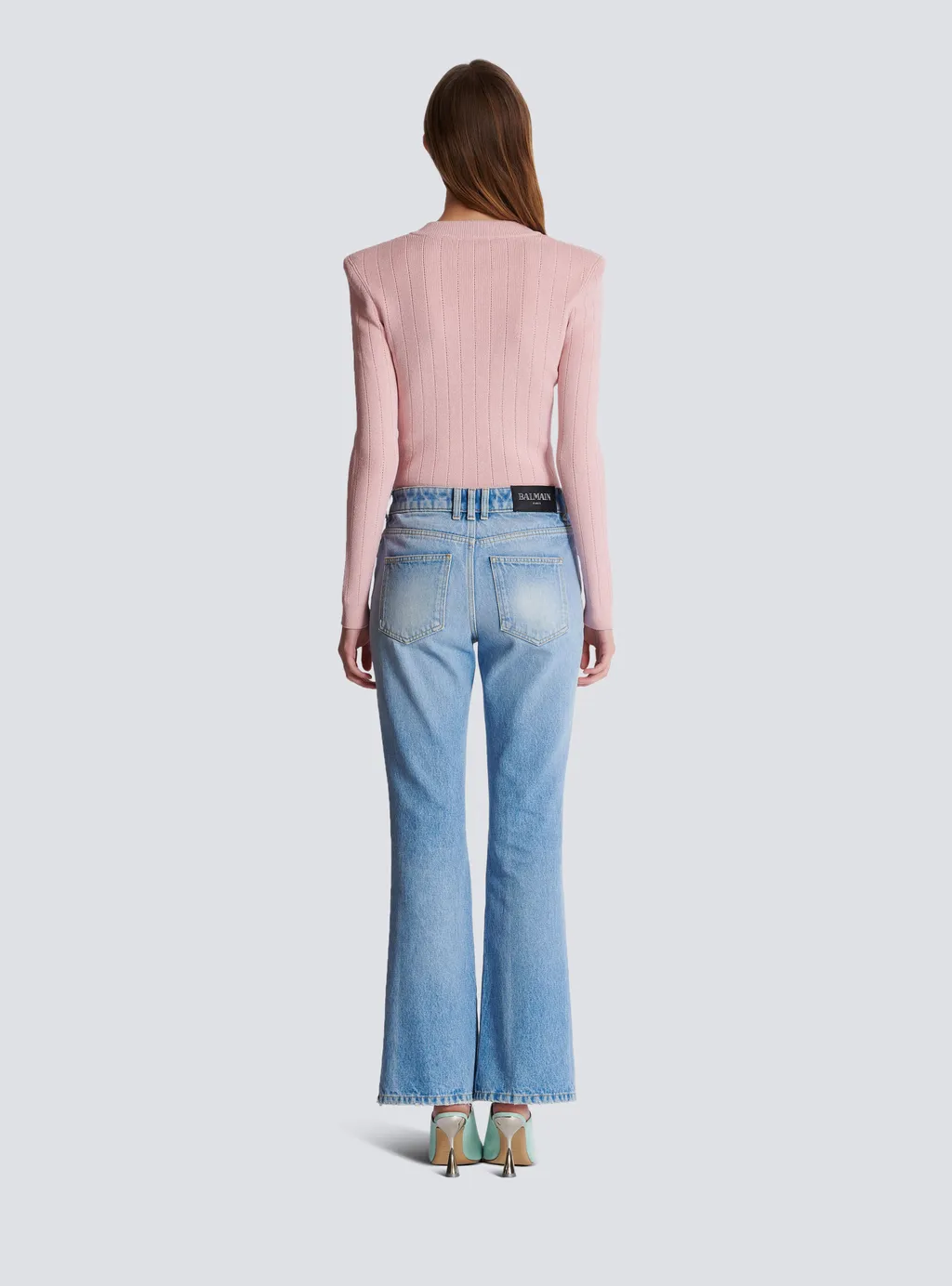 Flared Denim Jeans