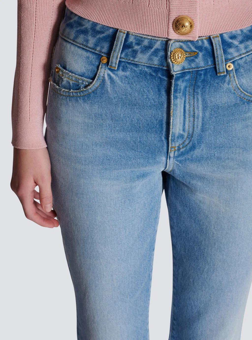 Flared Denim Jeans