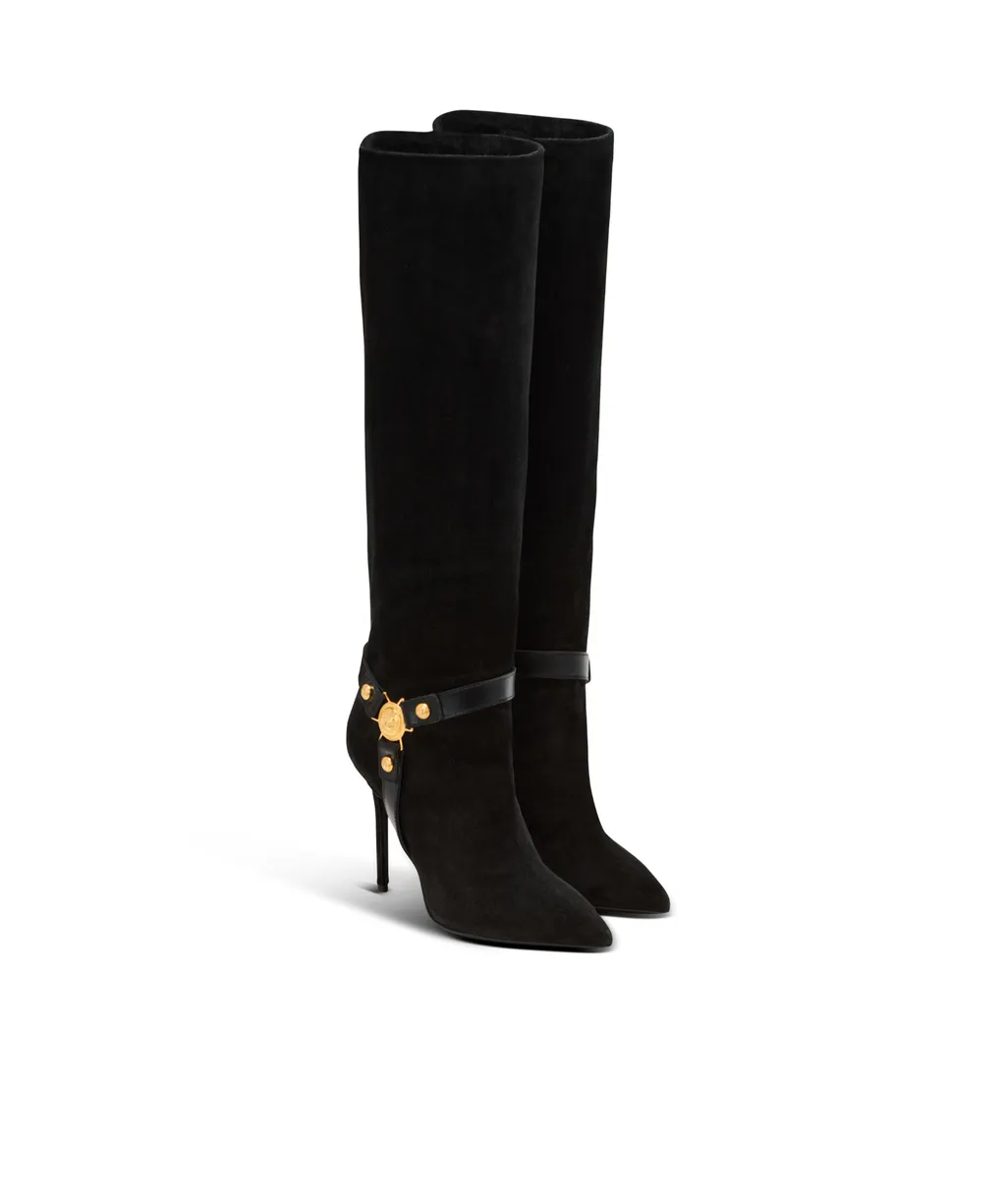 Eva Knee-High Heeled Boots
