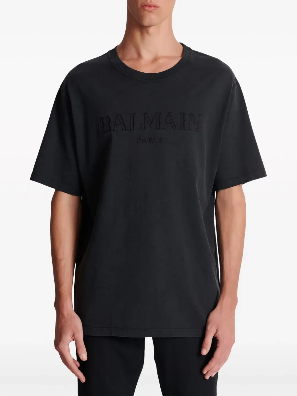 Logo Embroidered Crewneck T-Shirt