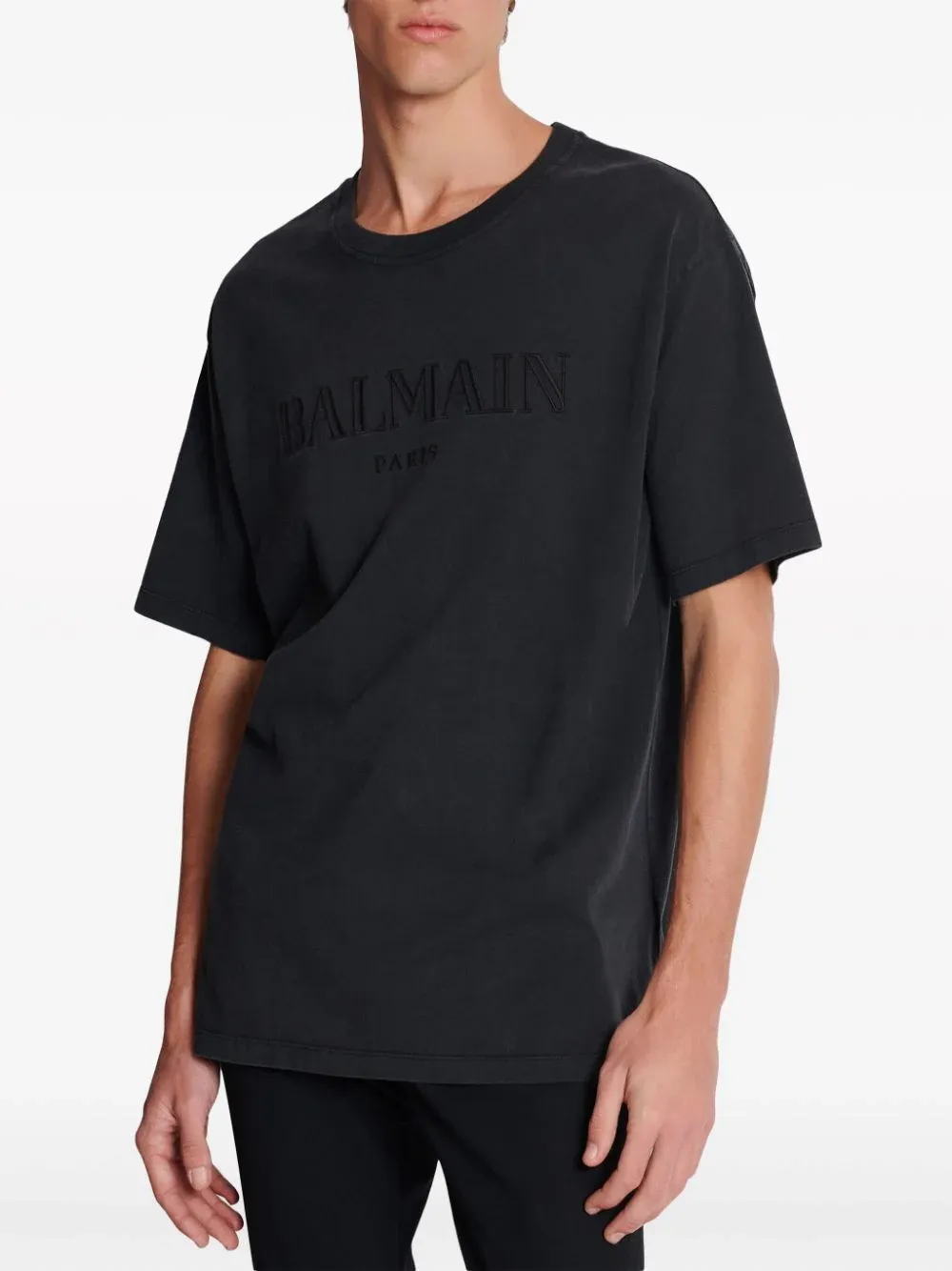 Logo Embroidered Crewneck T-Shirt