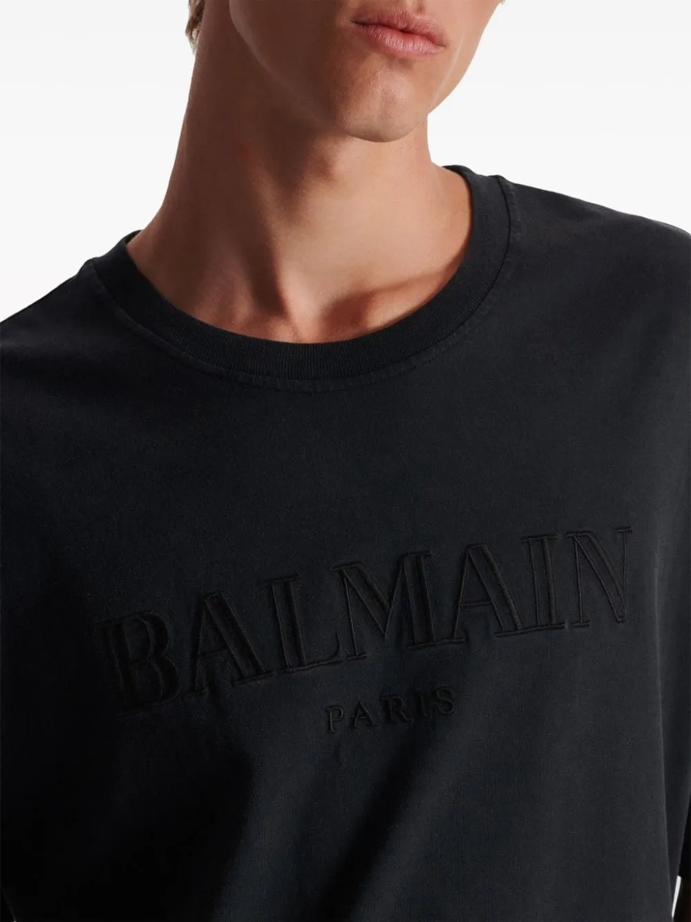 Logo Embroidered Crewneck T-Shirt