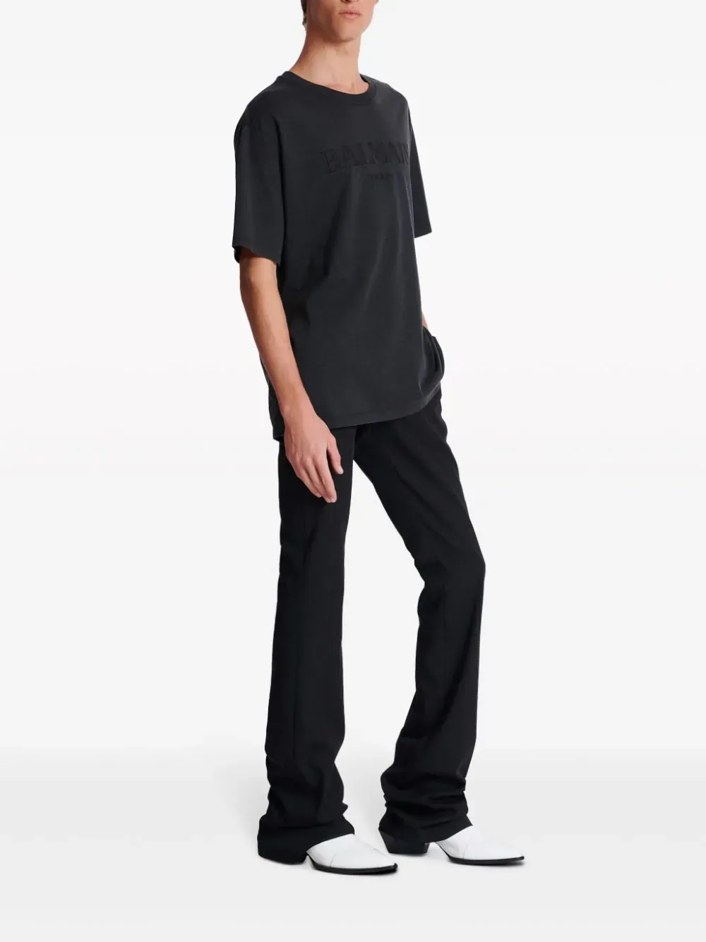 Logo Embroidered Crewneck T-Shirt