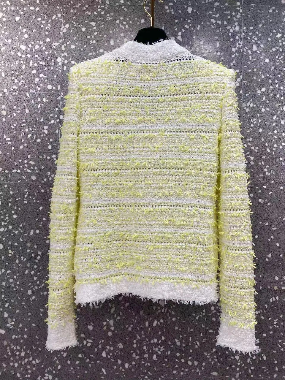 V-Neck Textured Cardigan