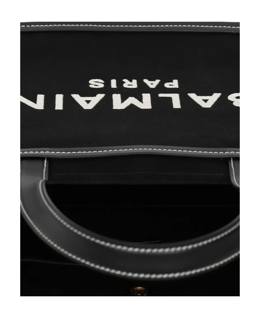 B-Army 42 Monogrammed Canvas And Smooth Leather Tote Bag
