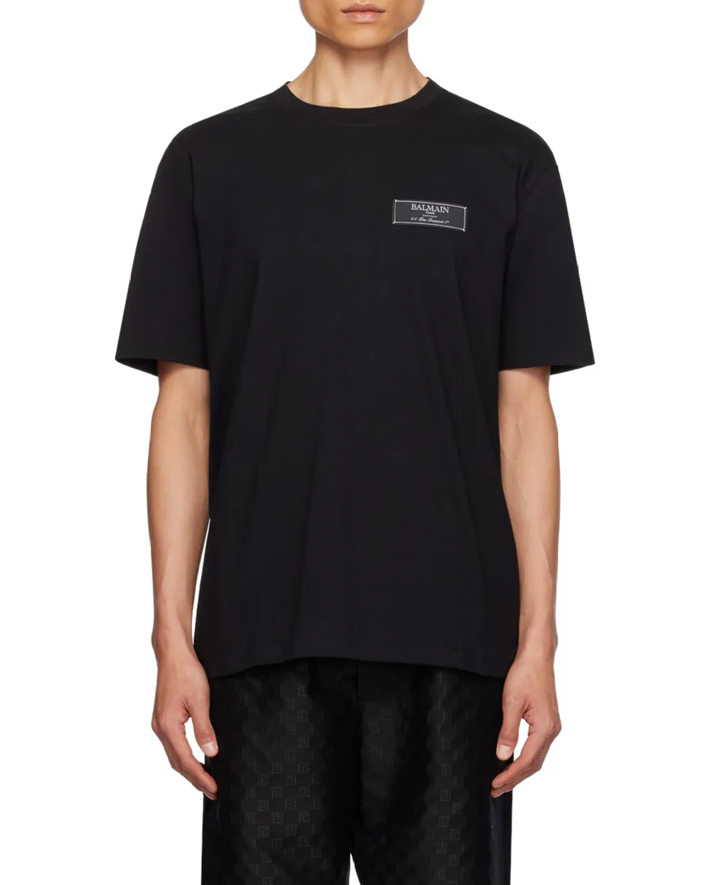 Logo-Patch Crewneck T-Shirt