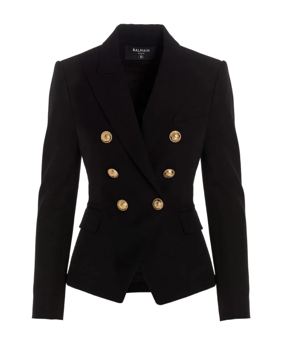 Double-Breasted Tailored Blazer