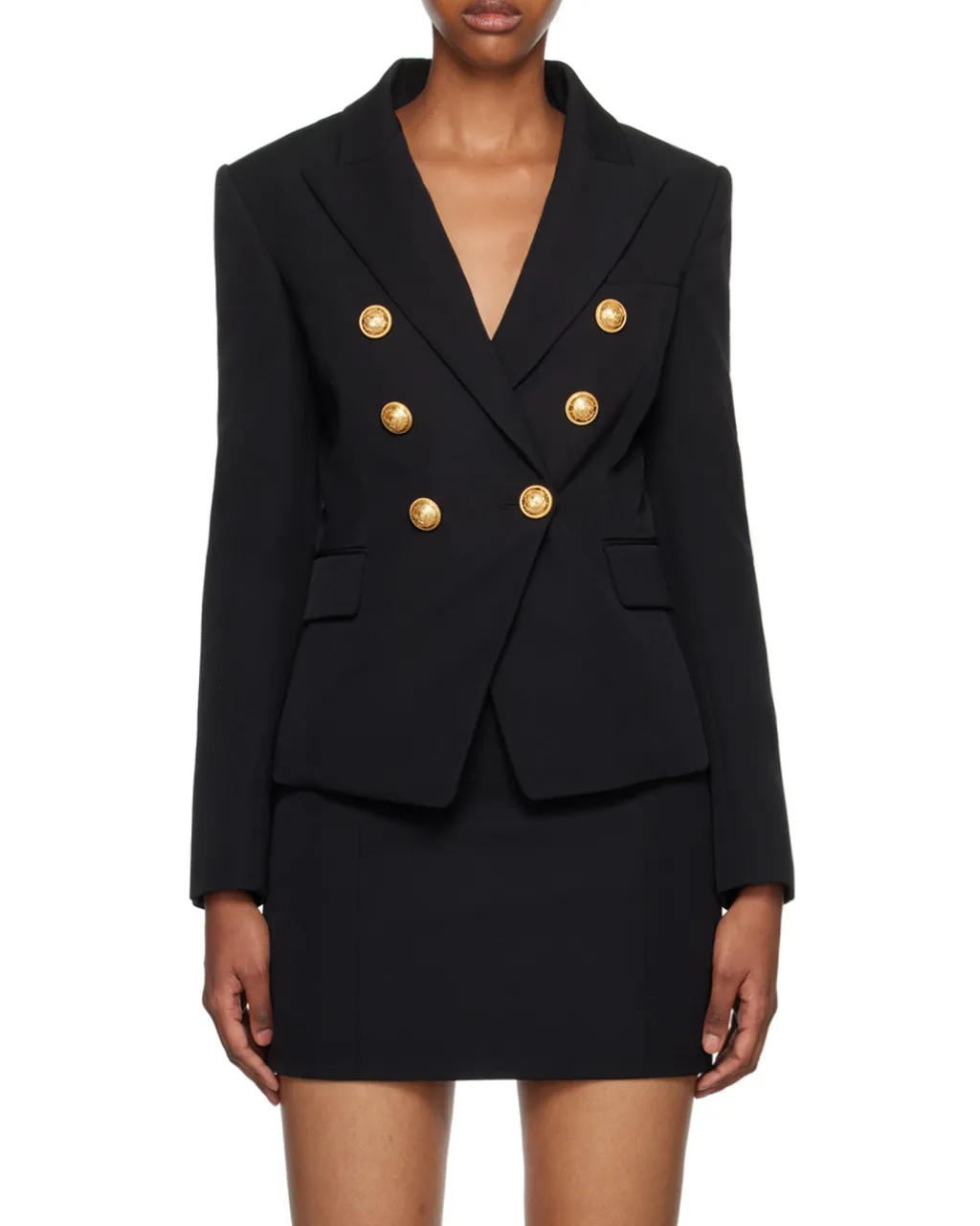Double-Breasted Tailored Blazer