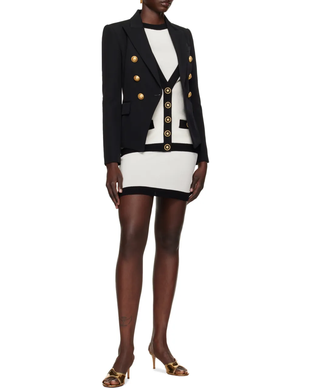 Double-Breasted Tailored Blazer