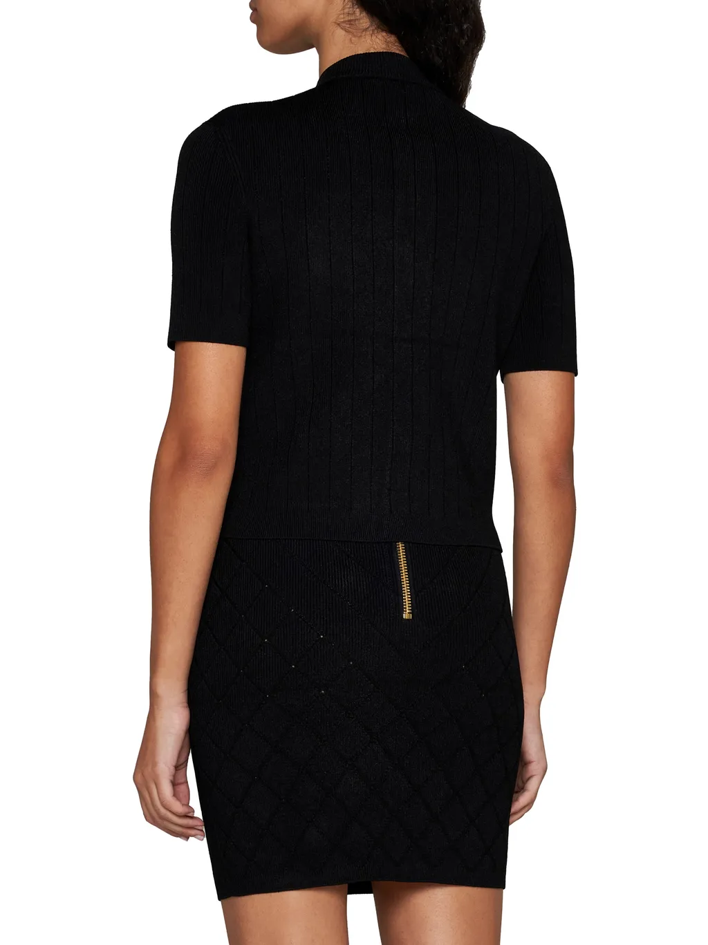 Logo Button Knitted Sweater